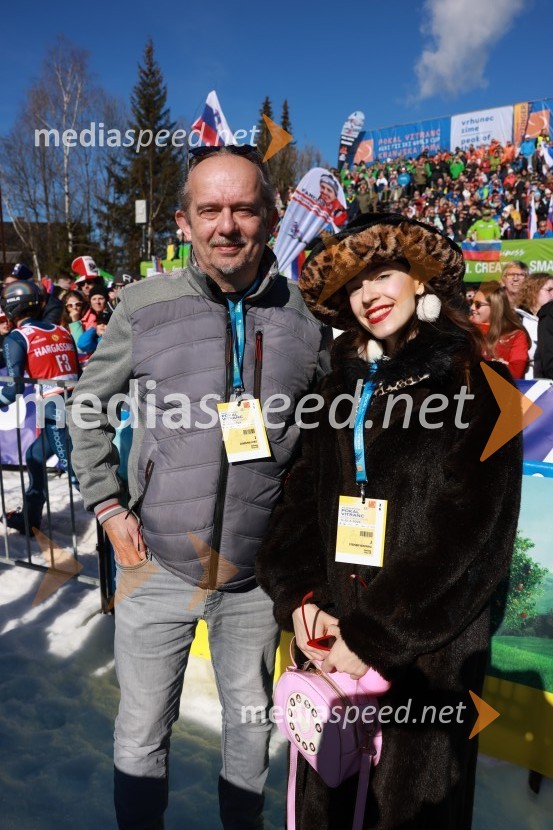  Jurij Završnik, namestnik odgovornega urednika časopisa EkipaSN;  Veronika Steiner, novinarka, Ekipa Sportske novosti62. Pokal Vitranc, sobota