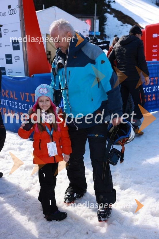  Maša Medven;  Srečko Medven, generalni sekretar pokala Vitranc62. Pokal Vitranc, sobota