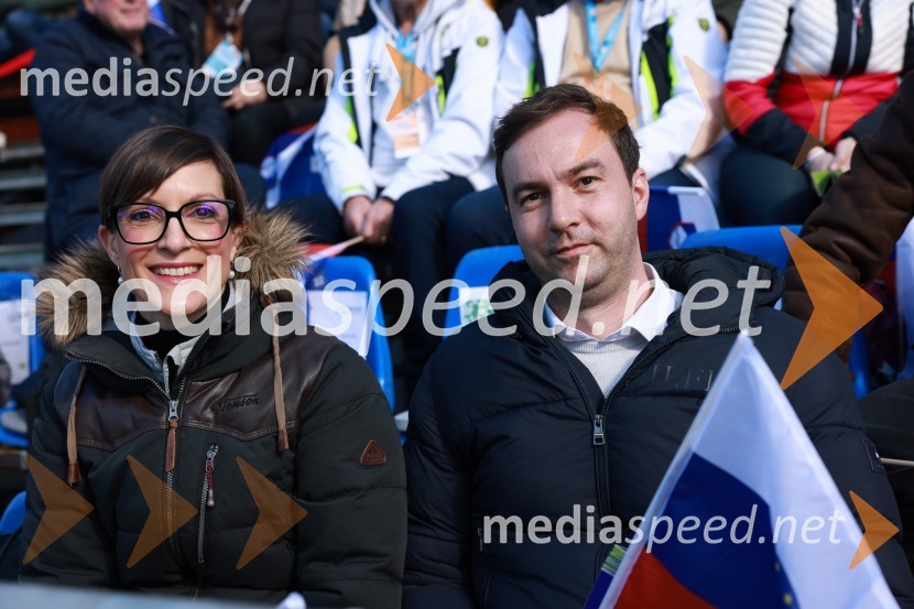  Petra Robnik, direktorica, Direktorat za šport, Ministrstvo za gospodarstvo;  Rok Capl, v.d. direktor, Spirit Slovenia62. Pokal Vitranc, sobota