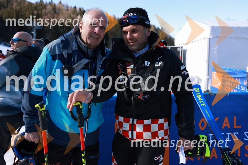  Srečko Medven, generalni sekretar pokala Vitranc;  Vedran Pavlek, direktor, Hrvaška smučarska zveza62. Pokal Vitranc, sobota