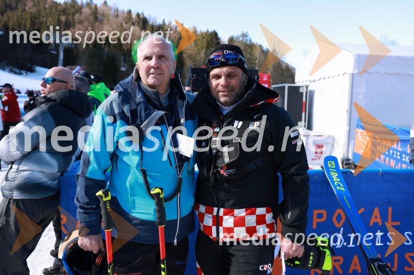  Srečko Medven, generalni sekretar pokala Vitranc;  Vedran Pavlek, direktor, Hrvaška smučarska zveza62. Pokal Vitranc, sobota