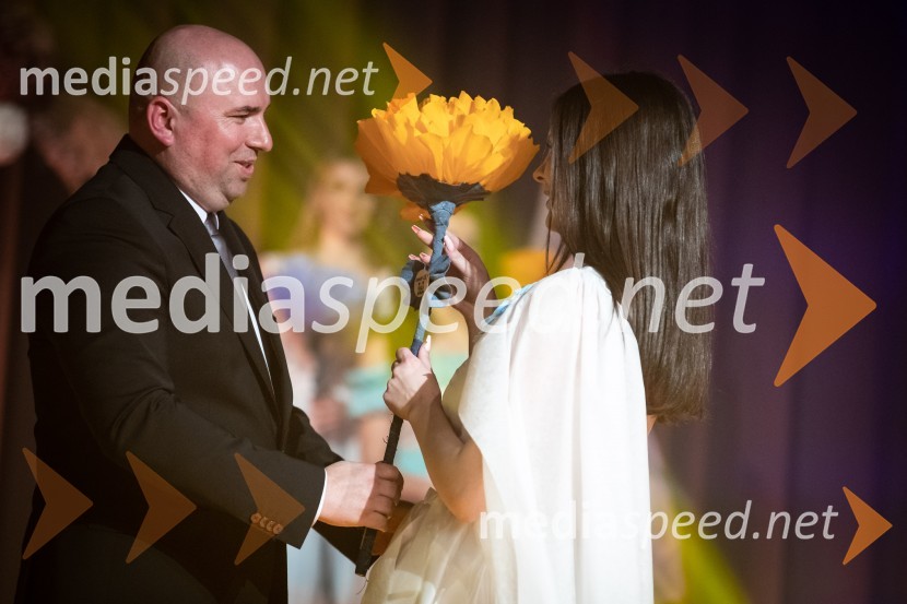  Gregor Žmak, župan, Občina Pesnica;  Tijana Bektašević, finalistka, Miss Slovenije 2023Miss Slovenije 2023, polfinalni izbor