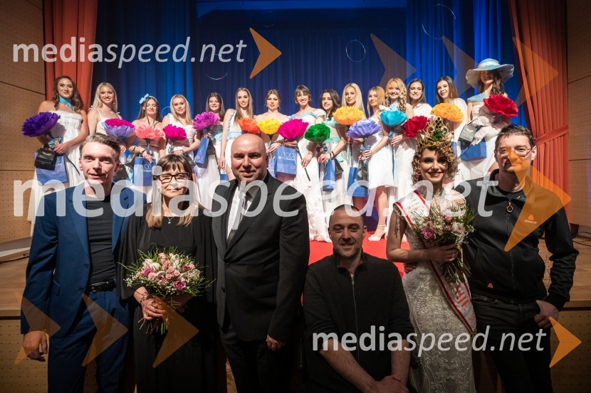  David Miško, Skupina Stroka.si, pomočnik direktorja za marketing;  Mojca Šimnic Šolinc, direktorica Tosama;  Gregor Žmak, župan, Občina Pesnica;  Bogdan Kronovšek, direktor Termo-tehnika d.o.o. ;  Vida Milvojša, Miss Slovenije 2022; dr. Jure Knez, tehnični direktor Dewesoft d.o.o.Miss Slovenije 2023, polfinalni izbor