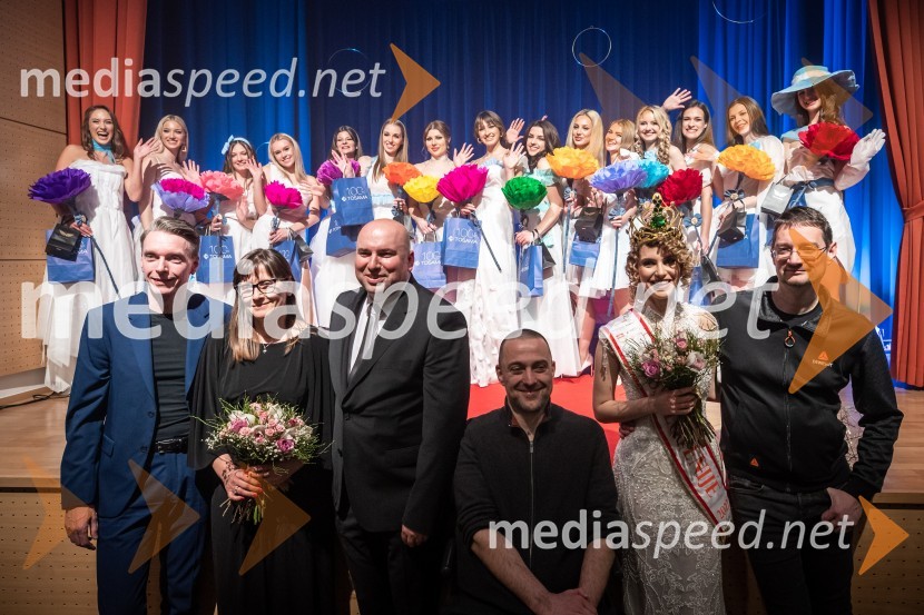  David Miško, Skupina Stroka.si, pomočnik direktorja za marketing;  Mojca Šimnic Šolinc, direktorica Tosama;  Gregor Žmak, župan, Občina Pesnica;  Bogdan Kronovšek, direktor Termo-tehnika d.o.o. ;  Vida Milvojša, Miss Slovenije 2022; dr. Jure Knez, tehnični direktor Dewesoft d.o.o.Miss Slovenije 2023, polfinalni izbor