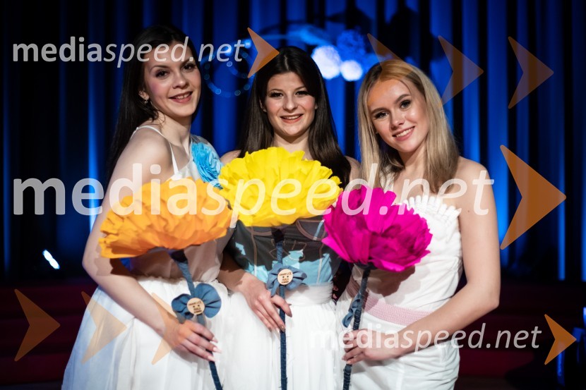  Tijana Bektašević, finalistka, Miss Slovenije 2023;  Ana Ivanc, finalistka, Miss Slovenije 2023;  Pika Kenda, finalistka, Miss Slovenije 2023Miss Slovenije 2023, polfinalni izbor