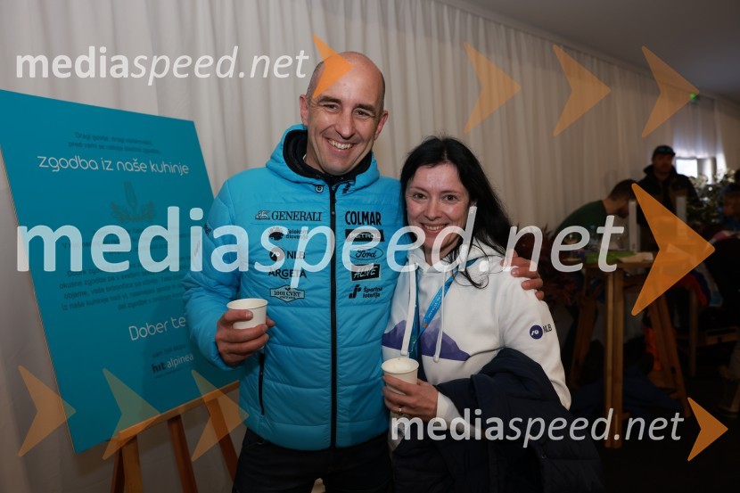 Jožko Križan;  Olga Zore, marketing in sponzorstva, Nova Ljubljanska banka62. Pokal Vitranc, sobota