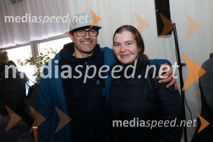  Matjaž Rakovec, župan Mestne občine Kranj;  Manca Rakovec62. Pokal Vitranc, sobota