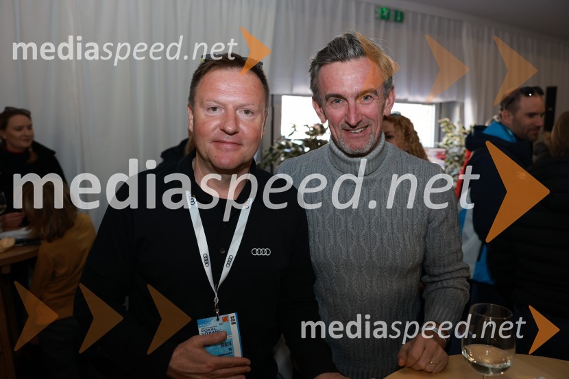  Samo Pagon, vodja marketinga znamke Audi pri podjetju Porsche Slovenija d.o.o.;  Marko Lukić, lastnik in direktor družbe Lumar IG62. Pokal Vitranc, sobota