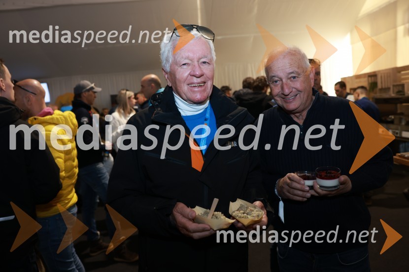  Tone Vogrinec, športni in smučarski funkcionar;  Vidko Gradišnik, ustanovitelj podjetja Vigrad62. Pokal Vitranc, sobota