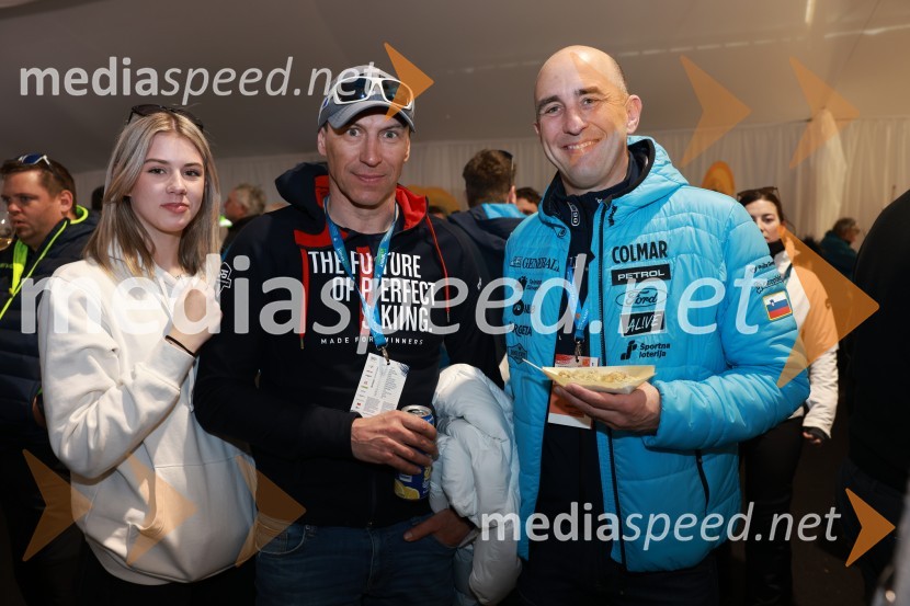  Lori Murovec;  Sandi Murovec - Muri ,  kreator OI oblačil;  Jožko Križan, podjetnik62. Pokal Vitranc, sobota