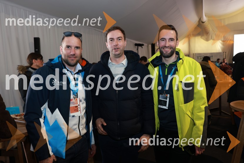  Uroš Zupan, direktor, Smučarska zveza Slovenije ;  Rok Capl, v.d. direktor, Spirit Slovenia;  Milan Sajovic, direktor, Hit Alpinea62. Pokal Vitranc, sobota