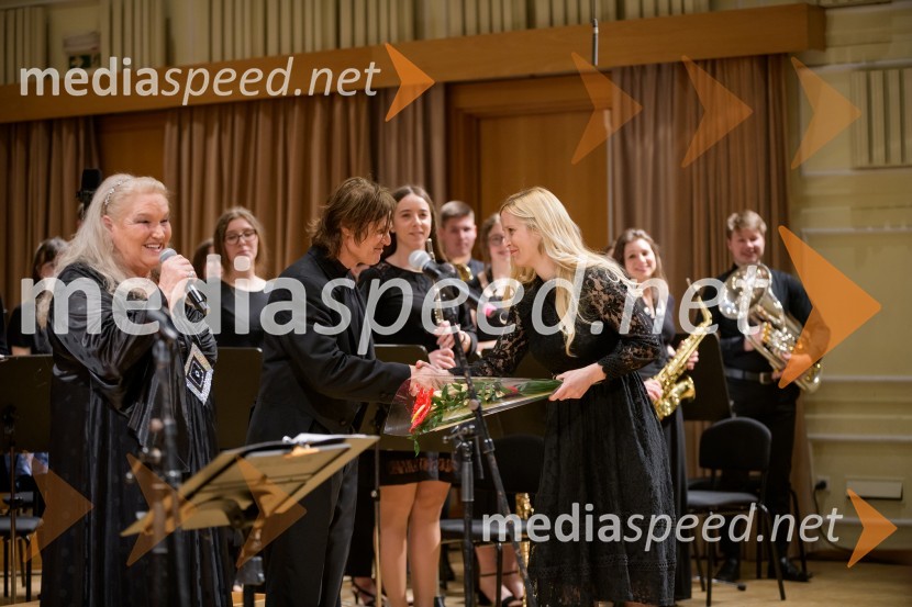  Elda Viler, pevka;  Miro Saje, dirigent;  ... Elda Viler z orkestrom Ave in gosti, koncert ob 60. letnici delovanja