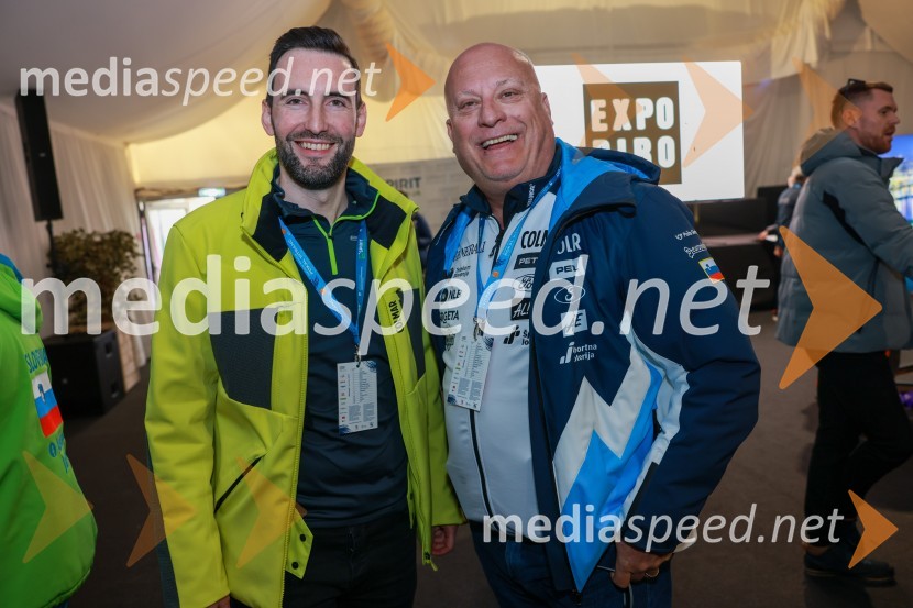  Milan Sajovic, direktor, Hit Alpinea;  Iztok Klančnik, direktor Selectium Adriatics d.o.o., predsednik Zbora alpskih disciplin, Smučarska zveza Slovenije62. Pokal Vitranc, sobota
