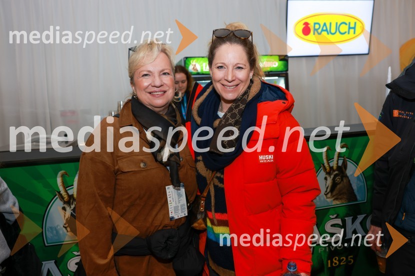  Sabrina Pečelin, vodja odnosov z javnostmi pri Porsche Slovenija d.o.o.;  Urška Hrovat, nekdanja smučarka62. Pokal Vitranc, sobota