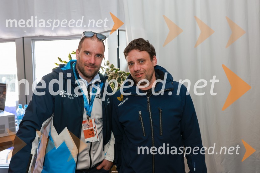  Uroš Zupan, direktor, Smučarska zveza Slovenije ;  Gregor Lednik, predsednik ASK Branik, generalni sekretar, 59. Zlata lisica62. Pokal Vitranc, sobota