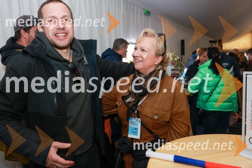  Jure Košir, nekdanji smučar;  Sabrina Pečelin, vodja odnosov z javnostmi pri Porsche Slovenija d.o.o.62. Pokal Vitranc, sobota