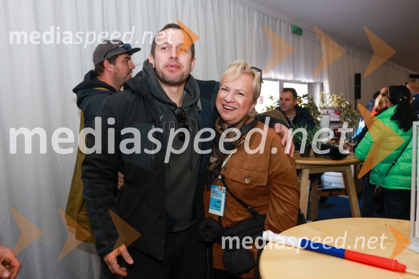  Jure Košir, nekdanji smučar;  Sabrina Pečelin, vodja odnosov z javnostmi pri Porsche Slovenija d.o.o.62. Pokal Vitranc, sobota