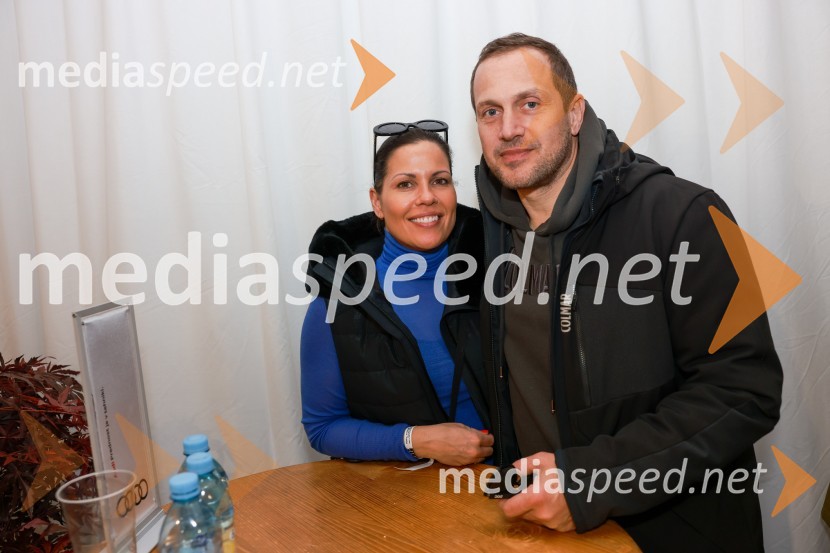  Simona Škrobar;  Jure Košir, nekdanji smučar62. Pokal Vitranc, sobota