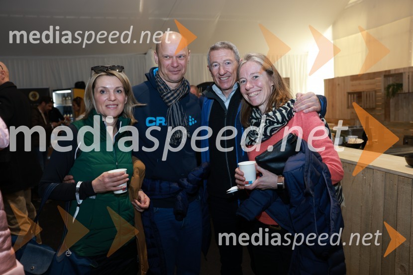  Barbara Uranjek, direktorica, Britansko-slovenska gospodarska zbornica;  Primož Kozina, odvetnik;  Stephen Sadler;  Tiffany Sadler, veleposlanica Združenega kraljestva Velike Britanije in Severne Irske62. Pokal Vitranc, sobota