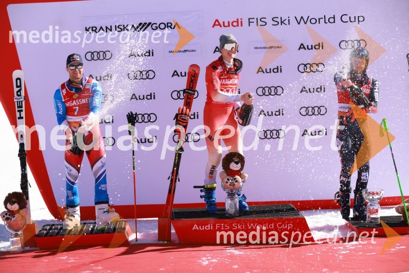  Alexis Pinturault, smučar (Francija);  Marco Odermatt, smučar (Švica);  Henrik Kristoffersen, smučar (Norveška)62. Pokal Vitranc, sobota