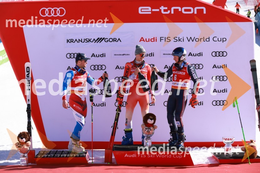  Alexis Pinturault, smučar (Francija);  Marco Odermatt, smučar (Švica);  Henrik Kristoffersen, smučar (Norveška)62. Pokal Vitranc, sobota