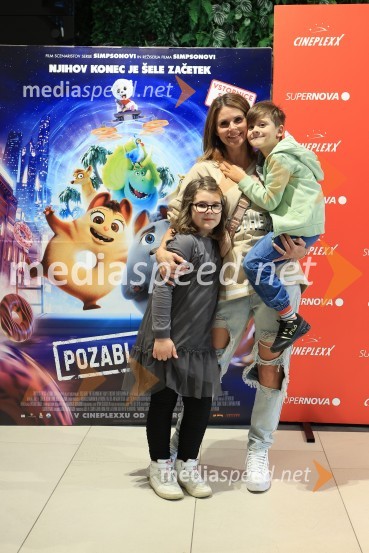  Sia Jugovic;  Teja  Jugovic, spletna vplivnica, Cool mamacita;  Inaj JugovicDružinski dan s filmom Pozabljenčki, Cineplexx