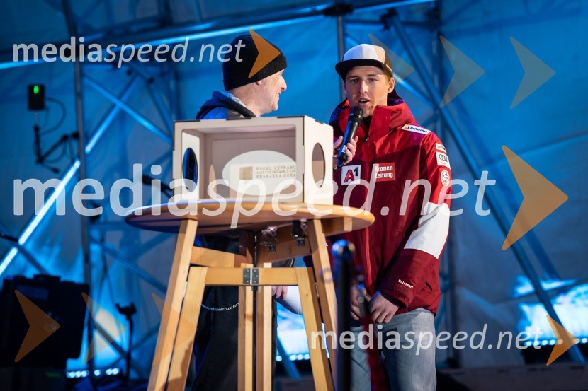 Podelitev pokalov sobotnega veleslaloma in javni žreb, 62. Pokal Vitranc