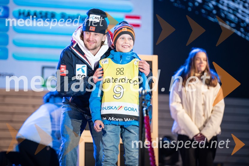  Rasmus Windingstad, smučar (Norveška);  ... Podelitev pokalov sobotnega veleslaloma in javni žreb, 62. Pokal Vitranc