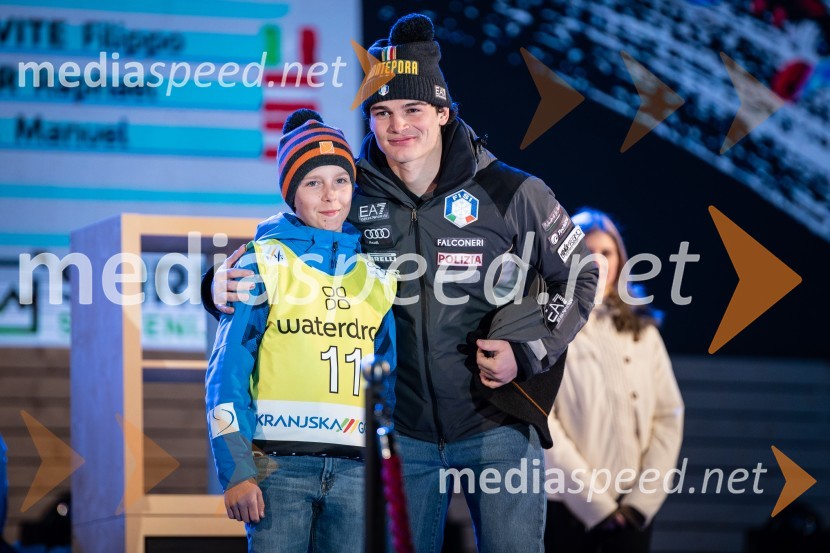  ... ;  Filippo Della Vite, smučar (Italija)Podelitev pokalov sobotnega veleslaloma in javni žreb, 62. Pokal Vitranc