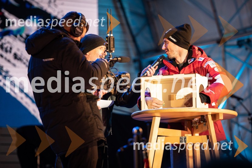  Stefan Brennsteiner, smučar (Avstrija)Podelitev pokalov sobotnega veleslaloma in javni žreb, 62. Pokal Vitranc