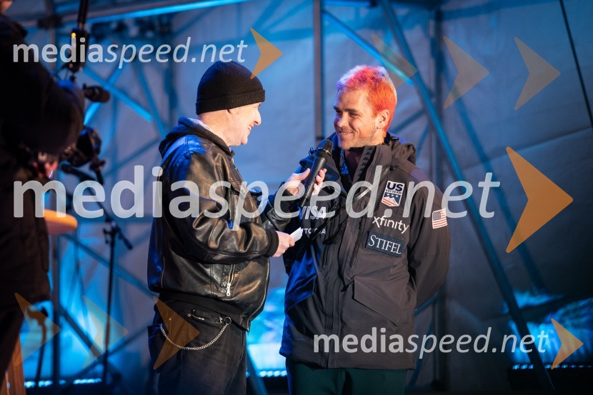  ... ;  River Radamus, smučar (ZDA)Podelitev pokalov sobotnega veleslaloma in javni žreb, 62. Pokal Vitranc