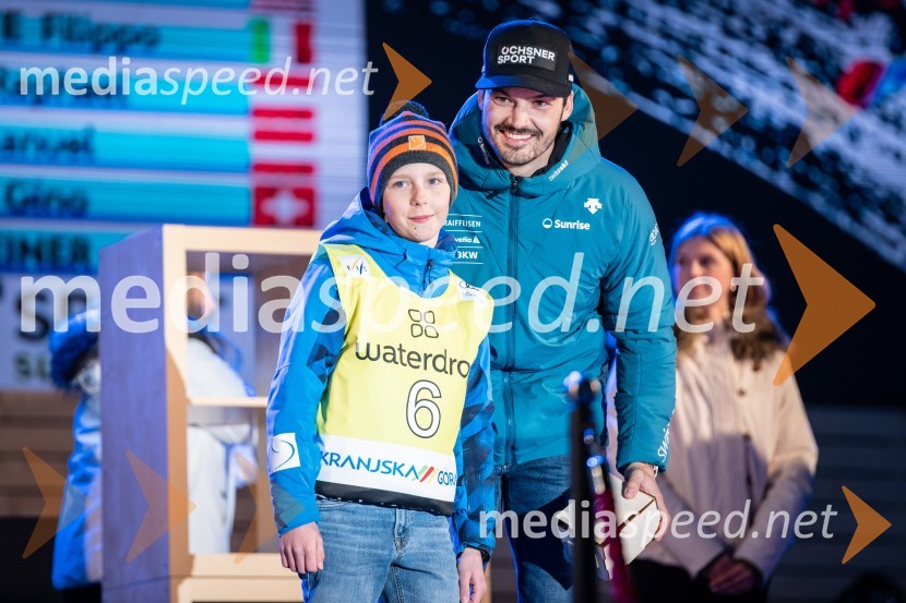  ... ;  Loic Meillard, smučar (Švica)Podelitev pokalov sobotnega veleslaloma in javni žreb, 62. Pokal Vitranc