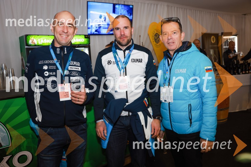  Joško Križan, smučarska zveza;  Uroš Zupan, direktor, Smučarska zveza Slovenije ;  Enzo Smrekar, predsednik uprave Droge Kolinske in glavni direktor strateškega poslovnega področja v Atlantic Grupi, predsednik SZS62. Pokal Vitranc, nedelja