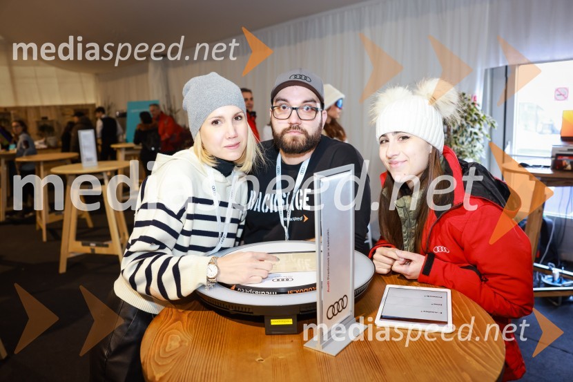 Natalija Cvetko, Mediaspeed d.o.o.;  Patrik Kociper, fotograf;  Teja Skok62. Pokal Vitranc, nedelja