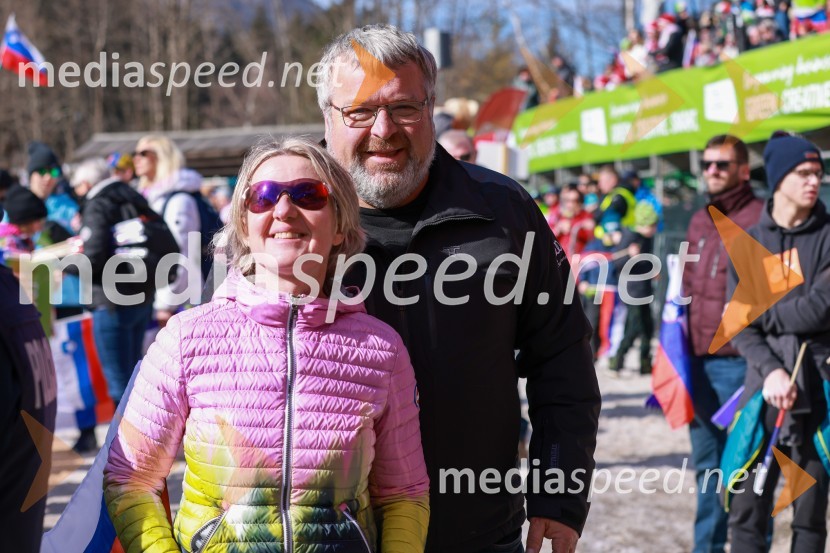 Darja Horvat;  Janez Hrovat, nekdanji župan občine Kranjska Gora62. Pokal Vitranc, nedelja
