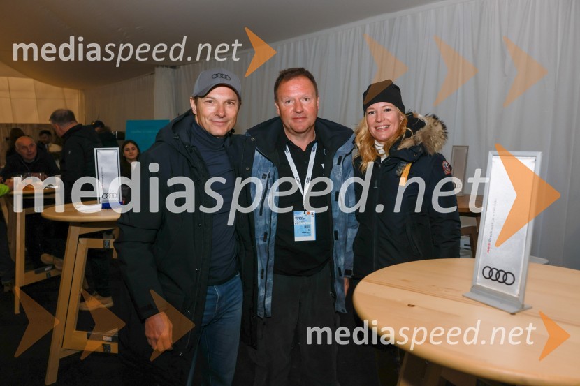 dr. Andraž Vehovar, podjetnik, nekdanji športnik;  Samo Pagon, vodja marketinga znamke Audi pri podjetju Porsche Slovenija d.o.o.;  Ana Vehovar62. Pokal Vitranc, nedelja