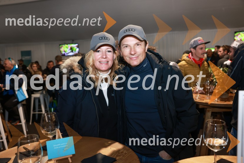  Ana Vehovar; dr. Andraž Vehovar, podjetnik, nekdanji športnik62. Pokal Vitranc, nedelja