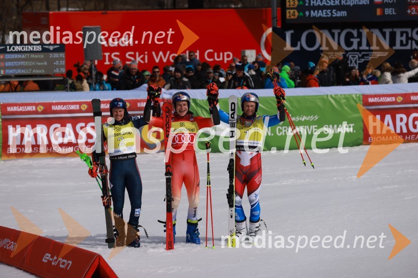  Henrik Kristoffersen, smučar (Norveška);  Marco Odermatt, smučar (Švica);  Alexis Pinturault, smučar (Francija)62. Pokal Vitranc, nedelja