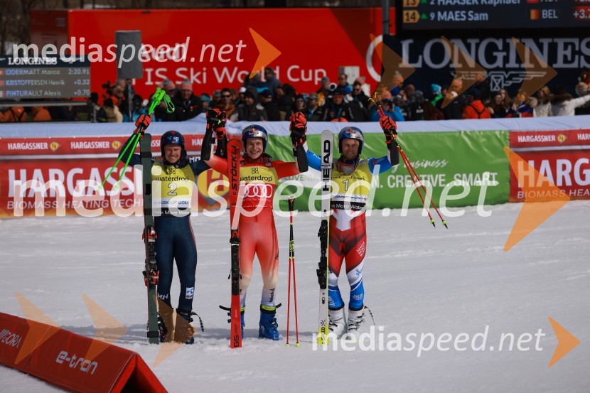  Henrik Kristoffersen, smučar (Norveška);  Marco Odermatt, smučar (Švica);  Alexis Pinturault, smučar (Francija)62. Pokal Vitranc, nedelja