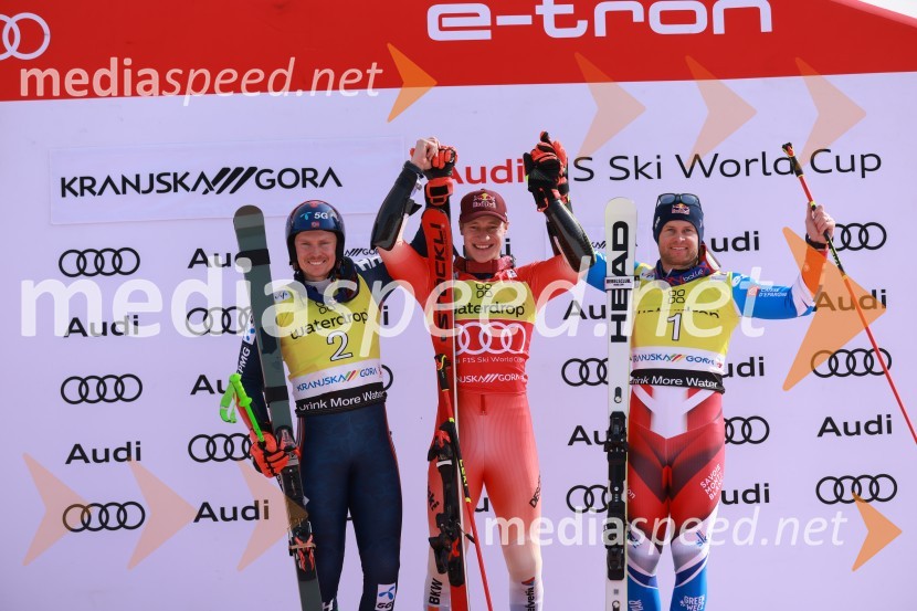  Henrik Kristoffersen, smučar (Norveška);  Marco Odermatt, smučar (Švica);  Alexis Pinturault, smučar (Francija)62. Pokal Vitranc, nedelja