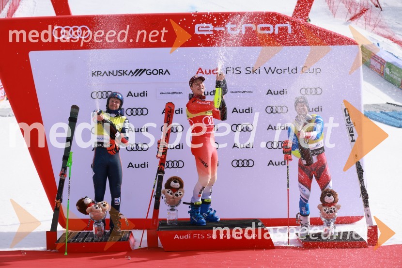  Henrik Kristoffersen, smučar (Norveška);  Marco Odermatt, smučar (Švica);  Alexis Pinturault, smučar (Francija)62. Pokal Vitranc, nedelja