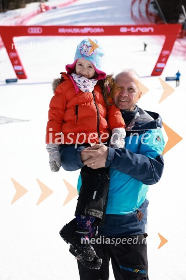  Maša Medven;  Srečko Medven, generalni sekretar pokala Vitranc62. Pokal Vitranc, nedelja