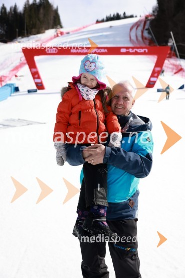  Maša Medven;  Srečko Medven, generalni sekretar pokala Vitranc62. Pokal Vitranc, nedelja