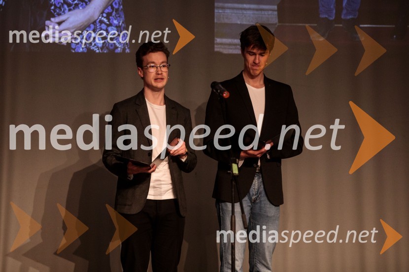  Žan Brelih Hatunić, igralec;  Urban Kuntarič, igralec31. Dnevi Komedije v Celju, zaključek festivala s Tadejem Tošem