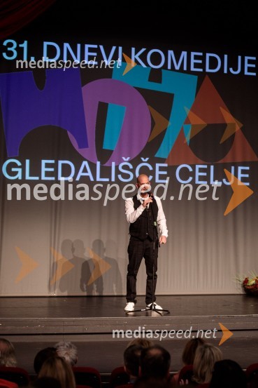  Miha Golob, upravnik in umetniški vodja, SLG Celje31. Dnevi Komedije v Celju, zaključek festivala s Tadejem Tošem