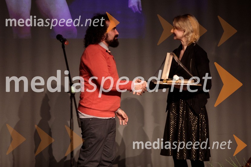   Jure Novak, režiser, direktor, Prešernovo gledališče Kranj;  Alenka Kraigher, igralka31. Dnevi Komedije v Celju, zaključek festivala s Tadejem Tošem