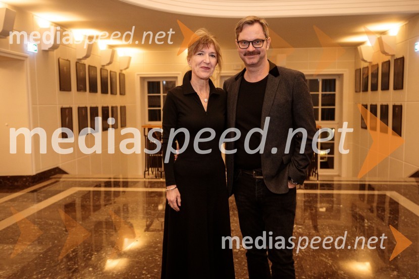  Vesna Jurca Tadel, ravnateljice SNG Drama Ljubljana;  Jurij  Zrnec, igralec31. Dnevi Komedije v Celju, zaključek festivala s Tadejem Tošem