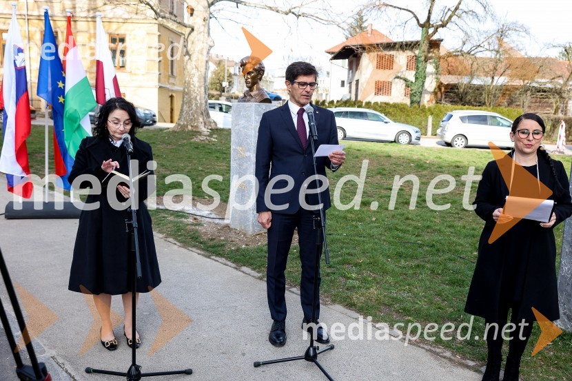  ... ;  Matjaž Rakovec, župan Mestne občine KranjOdkritje madžarskega kipa v parku La Ciotat v Kranju