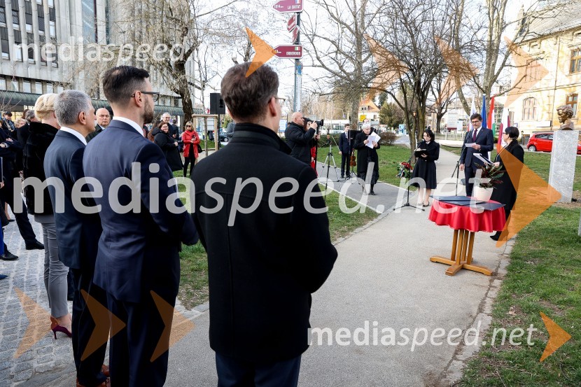  Matjaž Rakovec, župan Mestne občine KranjOdkritje madžarskega kipa v parku La Ciotat v Kranju
