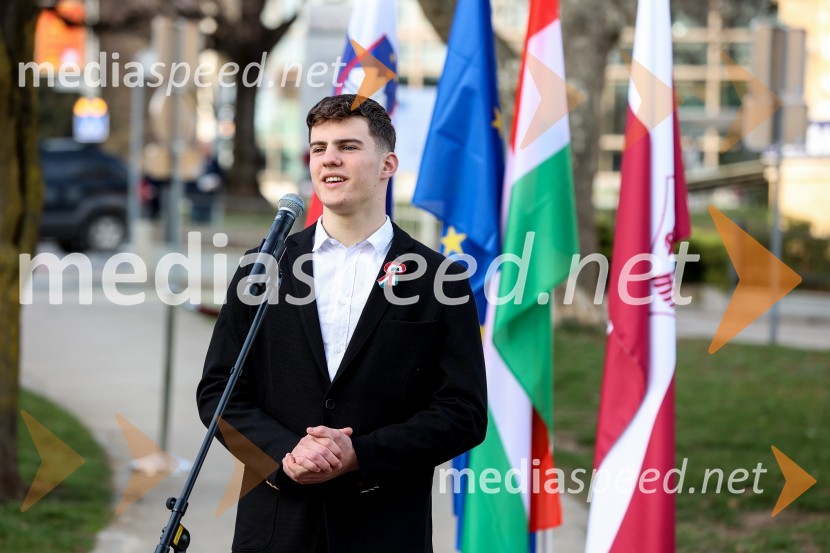 Odkritje madžarskega kipa v parku La Ciotat v Kranju